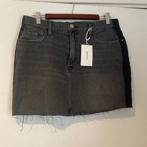Frame grey denim skirt size 31–new with tags